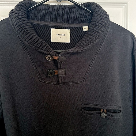 Billy Reid Shawl Pullover Size Large - Picture 3 of 5